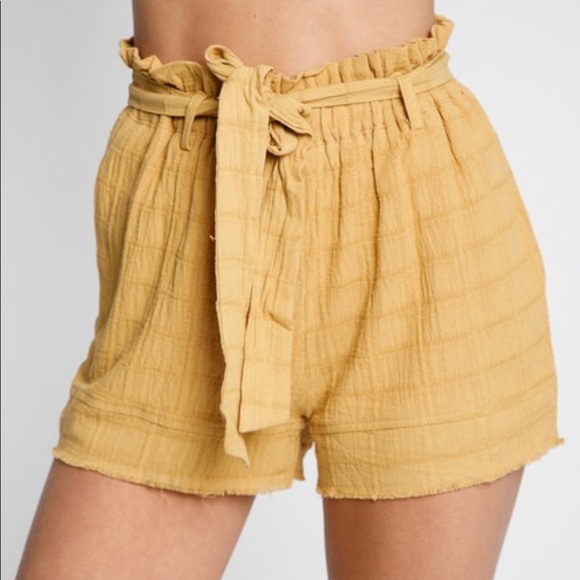Love Riche Pants - Tie Front High Waisted Shorts